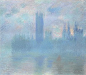 Houses of Parliament, Londýn, 1900-01 od Claude Monet