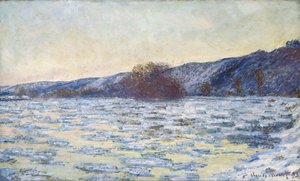 Ledové kry za soumraku, 1893. od Claude Monet