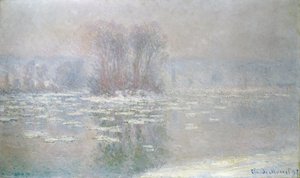 Led v Bennecourtu, 1898 od Claude Monet