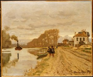 Pěšáci z Flanantské gardy na vodě od Claude Monet