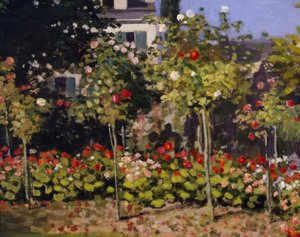 Kvetoucí zahrada od Claude Monet