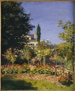 Kvetoucí zahrada od Claude Monet