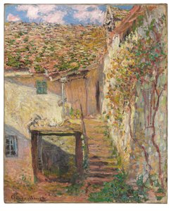 Schodiště, 1878 od Claude Monet