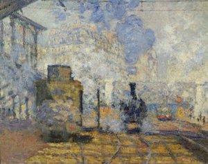 Gare Saint-Lazare od Claude Monet