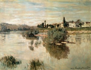 Seina v Lavacourtu od Claude Monet