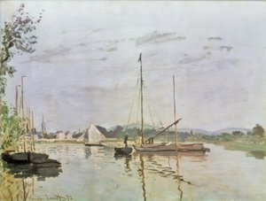 Loď, Argenteuil od Claude Monet