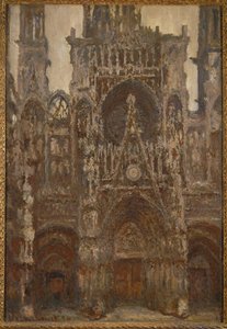 La cathedrale de Rouen: harmonie brune (olej na plátně) od Claude Monet