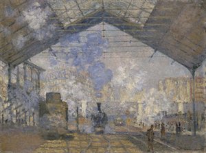Nádraží Saint-Lazare od Claude Monet