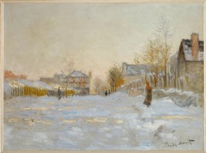 Sníh v Argenteuil od Claude Monet