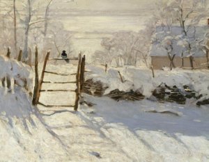La pie (Straka) od Claude Monet