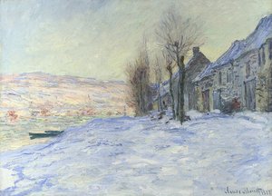 Lavacourt pod sněhem. Kolem 1878-81 od Claude Monet