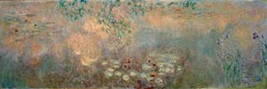 Leknínový rybník s kosatcem od Claude Monet