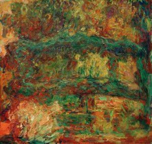 Japonský most (Nymphéas, japonský most) od Claude Monet