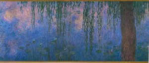 Les Nympheas, les Saules (olej na plátně) od Claude Monet