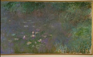 Les Nympheas: matin (olej na plátně) od Claude Monet