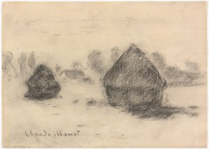 Monet - Stohy pšenice, 1891, 2013.986 od Claude Monet