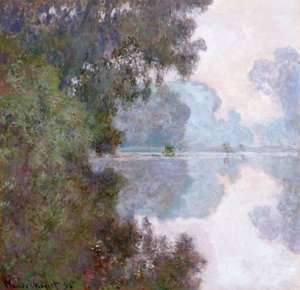 Ráno na Seině, poblíž Giverny, 1896 od Claude Monet