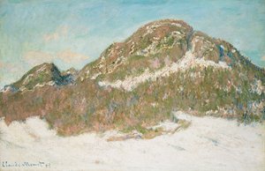 Mount Kolsaas, Efekt slunečního světla, 1895 od Claude Monet