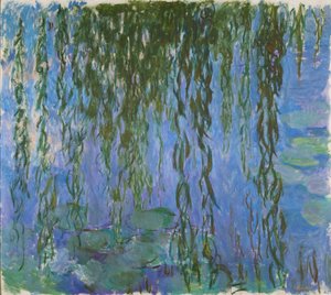 Lekníny s vrbovými proutky, 1916-1919. od Claude Monet