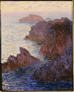 Point de Rochers, Port-Goulphar od Claude Monet