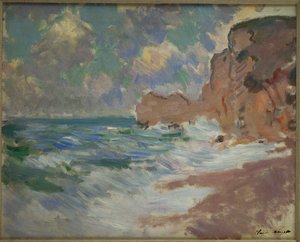 Ustupující vlny od Claude Monet