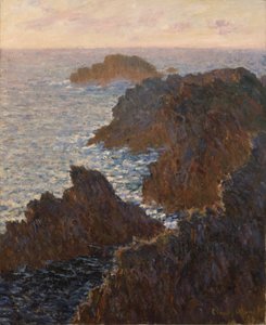 Skály v Belle-Isle, Port-Domois od Claude Monet