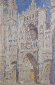 Katedrála v Rouen: Portál (sluneční světlo), 1894 od Claude Monet