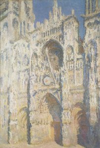 Katedrála v Rouenu v plném slunečním světle: Harmonie v modré a zlaté, 1894 od Claude Monet