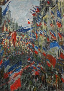 Rue Saint-Denis, svátek 30. června 1878, 1878. od Claude Monet