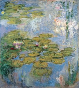 Lekníny (nymfy). 1916-19 od Claude Monet