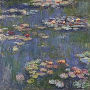Lekníny. 1916 od Claude Monet