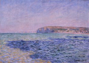 Stíny na moři. The Cliffs at Pourville od Claude Monet