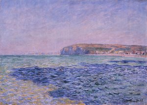 Stíny na moři. Útesy v Pourville, 1882 od Claude Monet