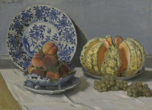 Zátiší s melounem od Claude Monet