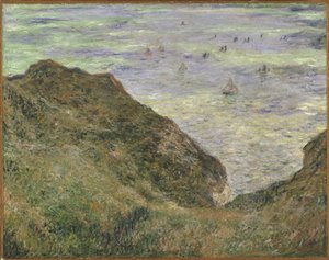 Sur la falaise a Pourville - Na útesu v Pourville - Monet, Claude (1840-1926) - 1882 - Olej na plátně - 64x82 - Nationalmuseum Stockholm od Claude Monet