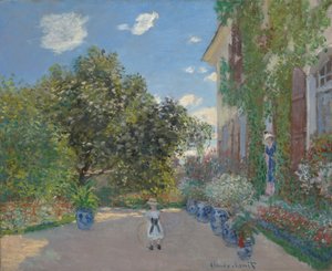 Dům umělce v Argenteuil, 1873. od Claude Monet