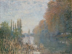 Břehy Seiny na podzim od Claude Monet