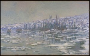 Rozchod ledu (La Débâcle nebo Les Glaçons) od Claude Monet