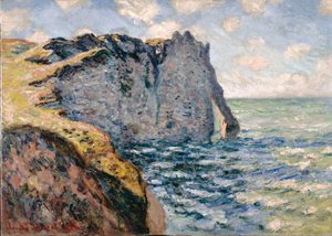 Útes Aval, Étretat od Claude Monet