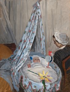Kolébka – Camille s umělcovým synem Jeanem od Claude Monet