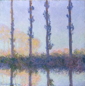 Čtyři stromy, 1891 od Claude Monet