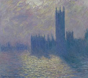The Houses of Parliament, Stormy Sky, 1904 od Claude Monet