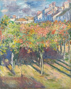 Lípy v Poissy; Lípy v Poissy, 1882 od Claude Monet