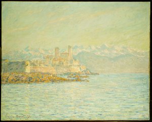 Stará pevnost v Antibes (olej na plátně) od Claude Monet