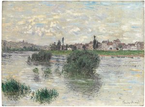 Seina v Lavacourtu, 1879 od Claude Monet