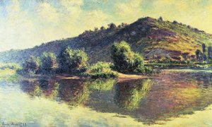 Seina v Port-Villez, 1883 od Claude Monet