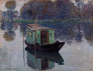 Studiový člun od Claude Monet