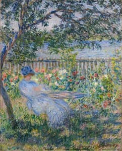 Terasa ve Vétheuil od Claude Monet
