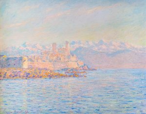 Stará pevnost v Antibes od Claude Monet
