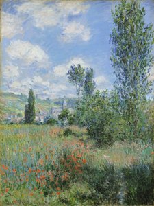 Pohled na Vetheuil od Claude Monet